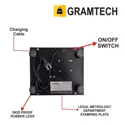 GRAMTECH Scale Weight Capacity 30kg x 2g Digital Weighing Machine Scale Table Top Weighing Scale image 4