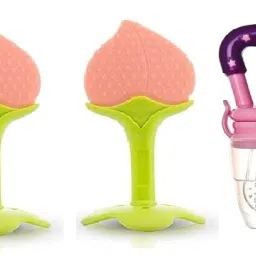 Soother for Babies, Fruit Feeder Kids Nipple, and Fruit Shape Silicone Teether Teether-image-30