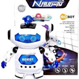 xcillince toys Dancing Naughty Robot with 3D Flashing Light & Music image 3