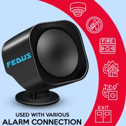 220v -110 DB Industrial Security Sound Alarm Buzzer Siren Hooter Security Loud Sound Alarm for Bank, Factories, Hospitals, Mines, fire Alarm, Security System, Ambulance,Pack-1 Black Car Anti Sleep Alarm-23