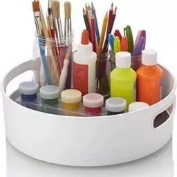 Plastic presents a heavy quality multipurpose revolving Storage Basket-picture-24