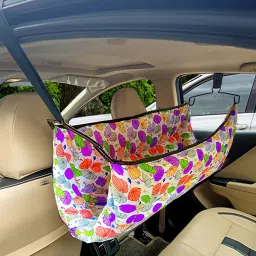 Car Hangers Hammock for 0 to 2 year baby | Portable with Adjustable Belt, Cloth-image-43