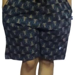 Printed Women Grey Basic Shorts-image-29