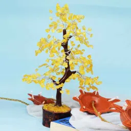 seetara Soft Citrine Crystal Tree for Abundance, Positivity, and Success (300 Beads)-picture-30