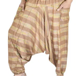 Striped Cotton Men Harem Pants-image-92