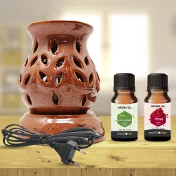 PEEPRESION Rose & Lemongrass Home Fragrance Oil Burner, Aroma Oil (10ml Each) Fragrance Your Home, Office, Spa, Hotel, Conference Hall, Study Table, Parlour, Dinning Table Diffuser-image-95