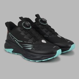 INVADAR Athleisure Cultured Round-Toe Shape & Quick On-Off Dial Lace Technology Sneakers For Men-image-5
