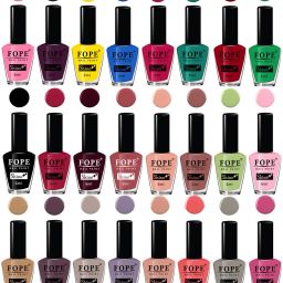Super Shine Nail Polish Set of 24 Pcs Combo No-03,05 Pink, Green, Purple, Red Wine, Pink, Yellow, Magenta, Brown, Maroon, Black, Nude, Green, Purple, Peach-36