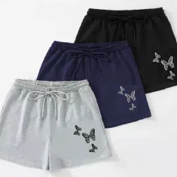 Printed Women Multicolor Casual Shorts-image-52