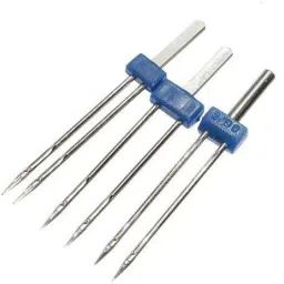 Set of 3 Twin Needles Pins Double Twin Needles Pins Sewing Machine Accessories Machine Sewing Needle-image-111