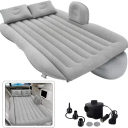 Inflatable Car Bed Mattress Grey Inflatable Travel Car Bed Air Sofa Car Inflatable Bed-image-44