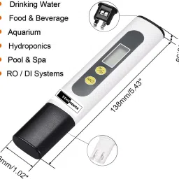 vehemence Tds Meter for Water Testing and pH Drop for pH Testing of Water Digital TDS Meter image 5