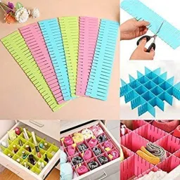 Adjustable Stretchable Interlocking Drawer Divider Sorting Partition Drawer Divider-83