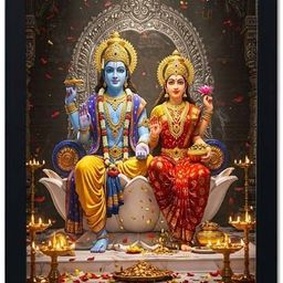 lookat Lakshmi Narayan Wall Decor Frame Religious Frame-picture-21