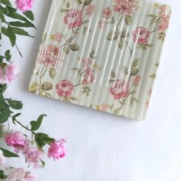 Pink Leaf Chip & Dip Tray-picture-11