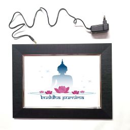 BUDDHA PURNIMA LED FRAME 11.5 BY 15.55 15.5 inch LED PHOTO FRAME-image-79