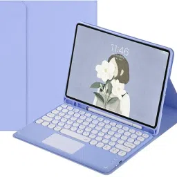 MILICRYSTAL AN 6030 pink Bluetooth Laptop-size Multi-device Keyboard Compatible with iPad image 2