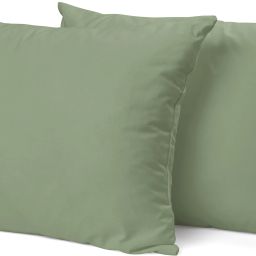 Microfiber 16 x 24 Inches or 41 x 61 cm. Microfibre Solid Sleeping Pillow Pack of 2-24