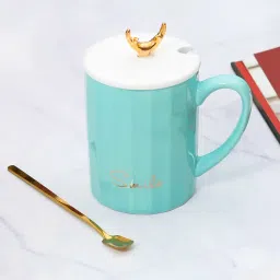 Pack of 1 Ceramic 3D Ceramic Magical Reindeer Designed Mug, Aqua-image-10