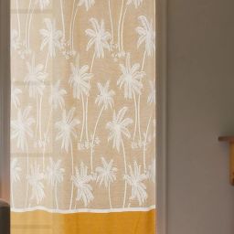 152 cm (5 ft) Net Semi Transparent Window Curtain Single Curtain-image-79