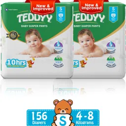 Easy Diaper Pants with Rash Protection and 3x Faster absorption Technology - S-72
