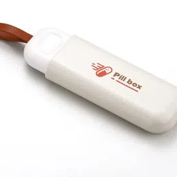 MORNING - NIGHT Small Daily Pill Box Organizer,Portable Pill Case for Purse & Pocket,Pill Holder Pill Box-image-11