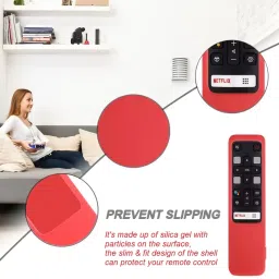 tizoq Front & Back Case for TCL RC802V FMR1 FNR1 Smart TV Remote image 5
