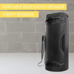 GUGGU Bubble (PORTABLE BLUETOOTH PARTY SPEAKER)With Karaoke Mic High Quality SoundE113 30 W Bluetooth Party Speaker-image-62