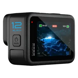 go pro GoPro Hero12 5.3K and 27MP 240 FPS Action Camera with CMOS Sensor (Black) image 5