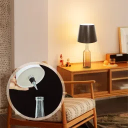 umanath LED Wireless Bottle Light | Dimming Wine Bottle Lamp Rechargeable Touch Control Table Lamp image 2
