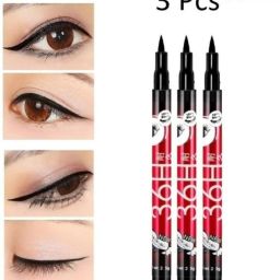 Pack of 3 High quality waterproof liquid-eye liner 36 Hours stay smudge Proof 9 g-15