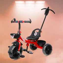 G RED HANDLE BACK AND FRONT BASKET FOR CHILDREN-10 Tricycle-image-6
