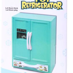 Plastic Toy Refrigerator Role Play Household Kitchen Miniature for Kids- Blue-image-9