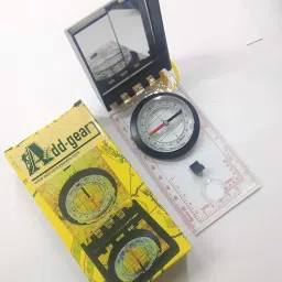 kraftmasters 1 Pcs Orienteering Map Navigation Compass Liquid Filled with Sighting Mirror Compass image 4