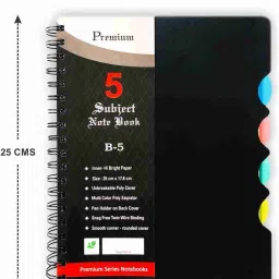 cuckoodiaries Soft Bond Single Five Spiral Binding PP Sheet Material B5 Diary Ruled 300 Pages image 2