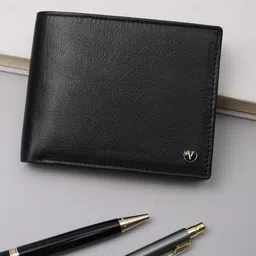 van heusen Men Black Genuine Leather Wallet-picture-21