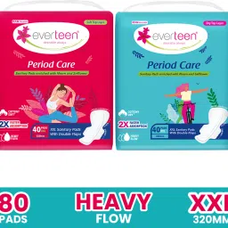 Period Care XXL 40 Soft & 40 Dry Enriched With Neem and Safflower Sanitary Pad-image-43