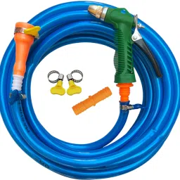 10 Meter (32.5 Feet) 1/2 Inch (12.5mm) Premium Quality Flexible Water Hose Pipe With Brass Nozzle Sprayer For Garden, Car Wash, Floor Clean,Easy to Connect Pipe Hose Pipe-picture-17