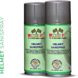 helmet cleaner, sanitizer, freshener, non toxic Combo-10