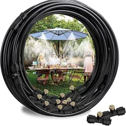 Misting System Outdoor Cooling Mist System Drip Irrigation Mister watering-image-43