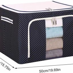 E Solutions WARDROBE ORGANISER/STORAGE BOX-388 (24LITERS) Poly-canvas Laundry Bag-picture-28