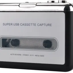 microware USB Cassette capture USB Cassette-to-MP3 Converter Capture, Audio Super USB Portable Cassette/ Tape to PC MP3 Switcher Converter with Earphone MP3 Player MP3 Player-14