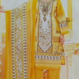 Unstitched Polycotton Salwar Suit Material Printed-image-15