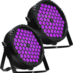 (Set of 2) 60 LED Disco Ball Par Light with DMX Control Music Sensor Working Disco Ball Set-39