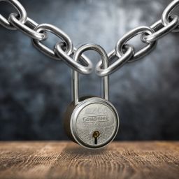 onepro One pro Round 50mm 2 Padlock With 6 Same Keys Long Shackle Double Locking 7Lever Padlock image 4