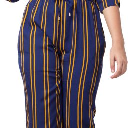 Striped Women Jumpsuit-image-73