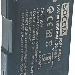 SOCCIA EN-EL14 is a high-performance lithium-ion Camera Battery Camera Battery Charger-picture-35
