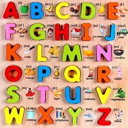 Explore the Alphabet with Our Wooden Capital Letter Set and Board-image-18