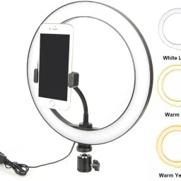 POZUB Big LED Selfie Ring Light Beauty Light Video Lamp Selfie Flash Light Mobile Ring Flash-15