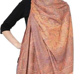 Kashmiri Thead Pashmina Embroidered Men Shawl-image-51